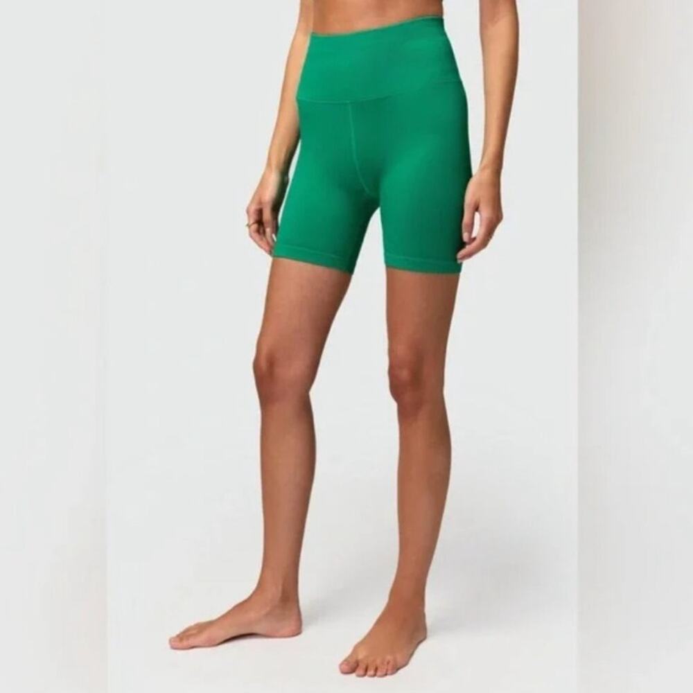 NWT Spiritual Gangster Love Sculpt 5" High Rise Biker Shorts in Jade XS/S